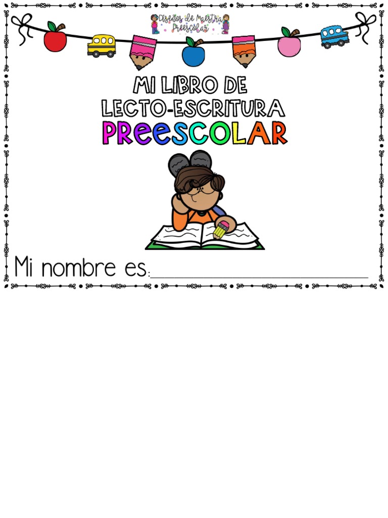 Cuadernillo de Lectoescritura Preescolar | PDF