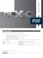 Manual de Usuario DLX 110 PDF