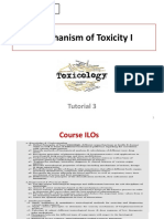 Mechanism of Toxicity I: Tutorial 3