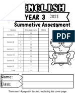 Year 3 Summative Assessment