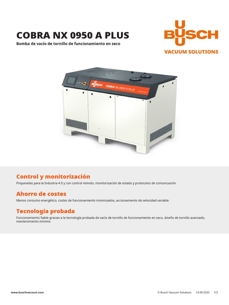 Product Leaflet COBRA NX 0950 A PLUS Global ES4 PDF