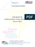 Informe de Infraestructura Deportiva - Mayo 2022