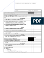 Bloodborne Pathogens Exposure Control Plan Checklist: Component Yes N O Na Comments Identification