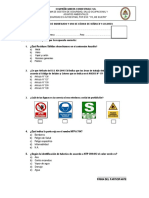 Evaluacion de Significado y Uso de Código de Señales y Colores