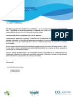 Carta de Presentacion Ayl Friocorp S.A.C. - Endiicsac PDF