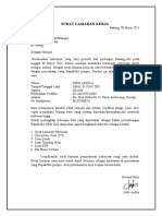 Surat Lamaran Kerja