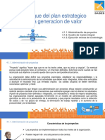 4.1 Despliegue Plan Estratégico Alineado A La Generación de Valor