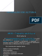 Normas de trabalho em altura