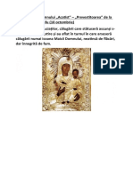 Icoana Maicii Domnului Acatist" - Prevestitoarea" de La Mănăstirea Zografu (10 Octombrie)