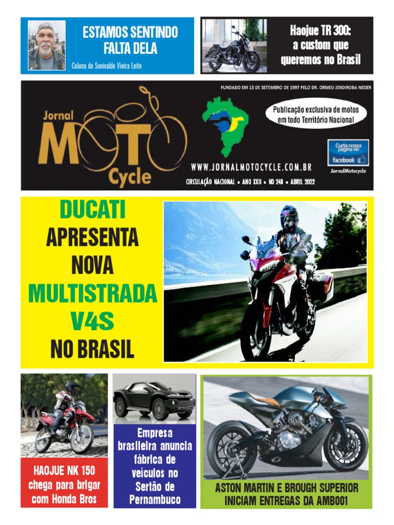 Motocicletas no Brasil, cinco décadas no prazer de pilotar, Cultura da  Motocicleta