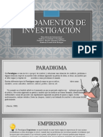 Fundamentos de Investigación