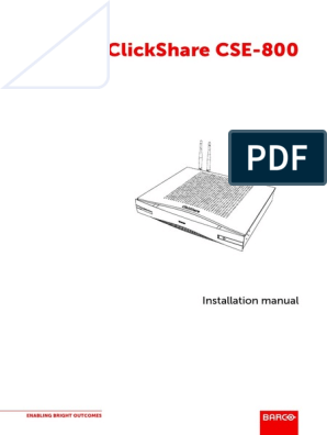 Manual Usuario Clickshare, PDF, License