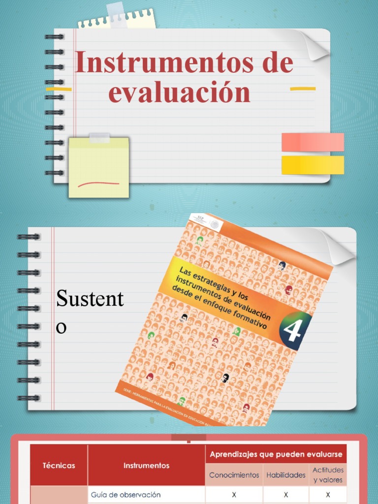 Instrumentos de Evaluación Educativa | PDF | Crecimiento personal y ...