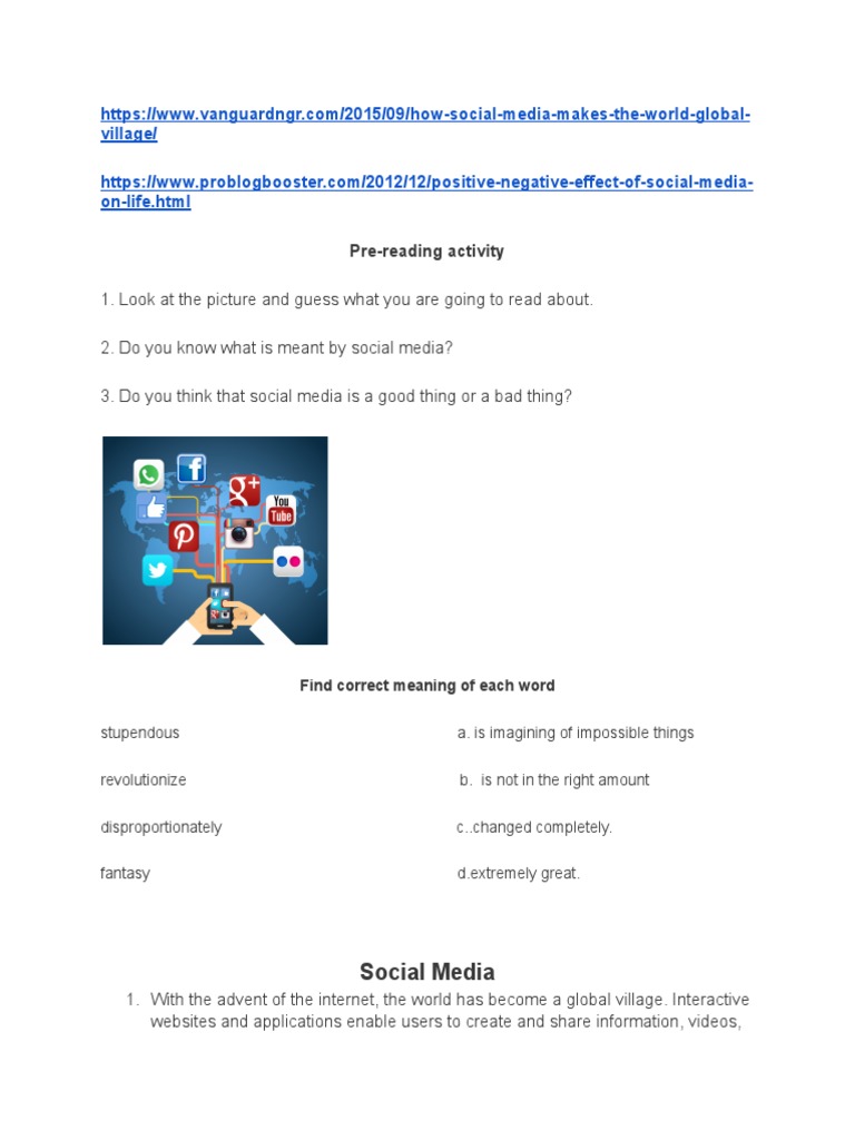 Impact of Social Media on Society | PDF | Social Media | Popular ...