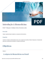 Introdução À Biomedicina