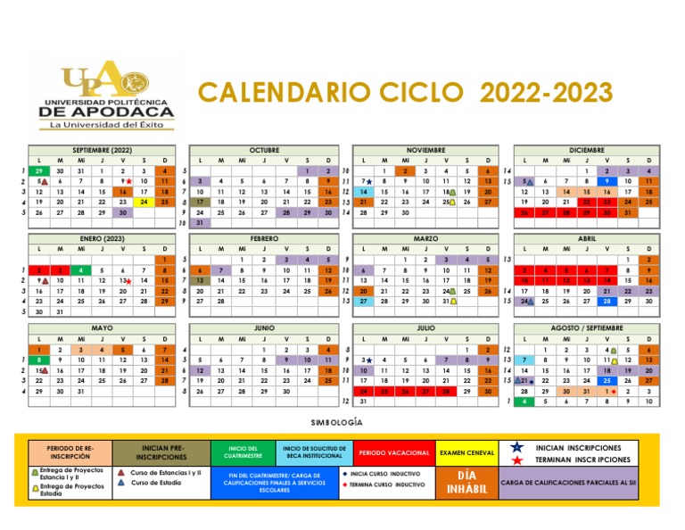 Upapnl Calendario Escolar | PDF