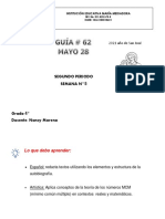 GUÍA # 62 Mayo 28