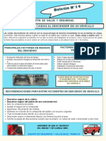 Boletin 14 - Prevencion de Caida Descendiendo de Vehiculo PDF