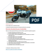 Protección motociclista y lectura llantas A1 A2