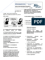 Planejamento de 07 A 10 de Março de 2023. 46 Cópias 7º Ano - Vídeo Classes Gramaticais: Planejamento de 07 A 10 de Março de 2023. 2023