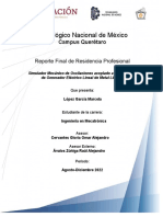 Tecnológico Nacional de México: Reporte Final de Residencia Profesional
