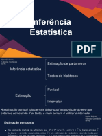 Estimativa pontual e intervalar em inferência estatística