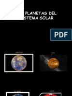 Los Planetas Del Sistema Solar