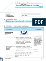 Com - Elaboramos Nuestro Manual de Convivencia