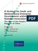 A Strategy For Small-And Medium-Sized Enterprise Development Within A National Innovation System