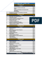 Matriz 2022 Licenciatura - em Letras