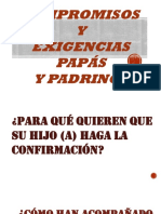 Compromisos Y Exigencias Papás Y Padrinos