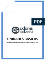 Unidades básicas de alimentação e controle de um sistema de ROV