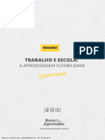 RESUMO Trabalho e Escola A Aprendizagem Flexibilizada