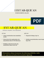 SYI'AR-QUR'AN