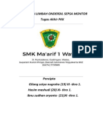 Kerajinan Limbah Onderdil Sepsa Montor Tugas Akhir PKK