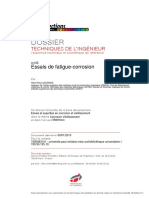 Essais de Fatigue-Corrosion PDF