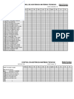 Control de Asistencia Materias Tecnicas: GESTION: 2021 Curso: Segundo "B"