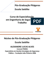 Núcleo de Pós-Graduação Pitágoras Escola Satélite Curso de Especialização em Engenharia de Segurança Do Trabalho