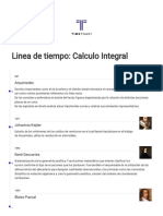 Linea de Tiempo - Calculo Integral Timeline - Timetoast Timelines