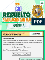 Ejercicio Resuelto - Simulacro San Marcos - Química PDF