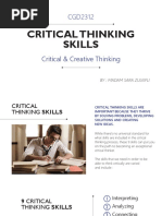 5 Steps to Enhance Critical Thinking | PDF | Critical Thinking ...
