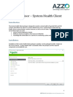 Power Advisor System Health Client