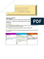 OBLIGACIONES PROFESIONALES DEL COMERCIANTE D. Mercantil DCEA PDF