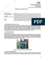 Layout Template of POTENSI Jurnal Proyek Teknik Sipil