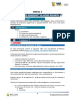 Unidad Ii: 06 - 10 Feb Situación Didáctica S3: Ecosistemas de México