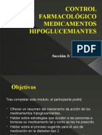 Control Farmacológico Medicamentos Hipoglucemiantes: Modulo 3-1 Sección 3/ Parte 1 de 3