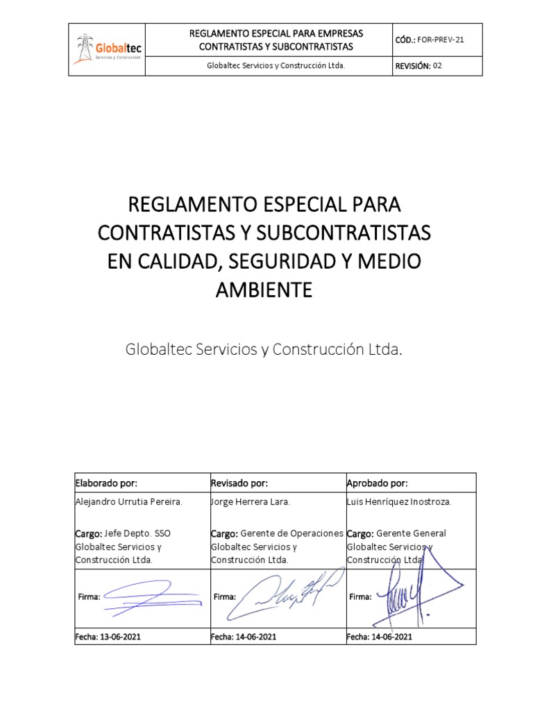 reglamento-especial-contratistas-globaltec-rev2-pdf-outsourcing