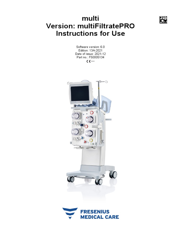Multi Version: Multifiltratepro Instructions For Use | PDF | Blood ...