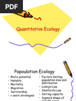 Quantitative Ecology