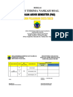 Serah Terima Naskah Soal